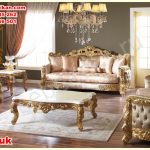 Sofa Tamu Mewah Desain Ukiran Jepara