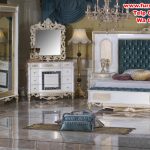 set tempat tidur utama klasik modern