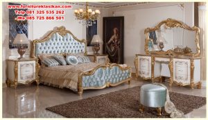 1 set tempat tidur ukir jepara