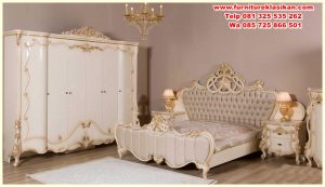 set kamar tidur mewah ukiran jepara