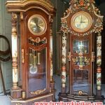 jam hias ukir mahkota gembol