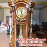 jam hias ukir mahkota marmer