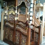 mimbar masjid jati ukir klasik terbaru