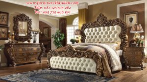 tempat tidur jati ukiran jepara