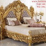 tempat tidur ukiran termewah klasik modern