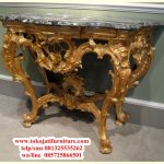meja console antik ukiran mewah